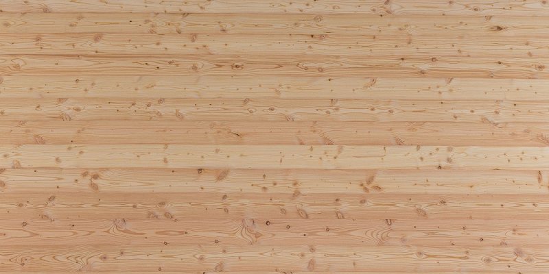 Larch Triply Three-Layer Panels: 131mm strips - 2400x1200mm section
