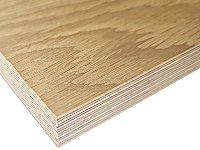 Oak faced plywood