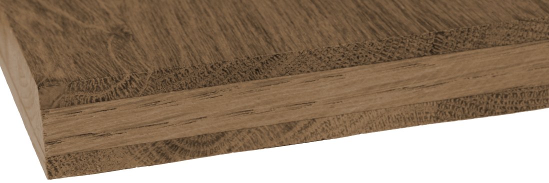 Fumed / Smoked Oak edge-glued panels